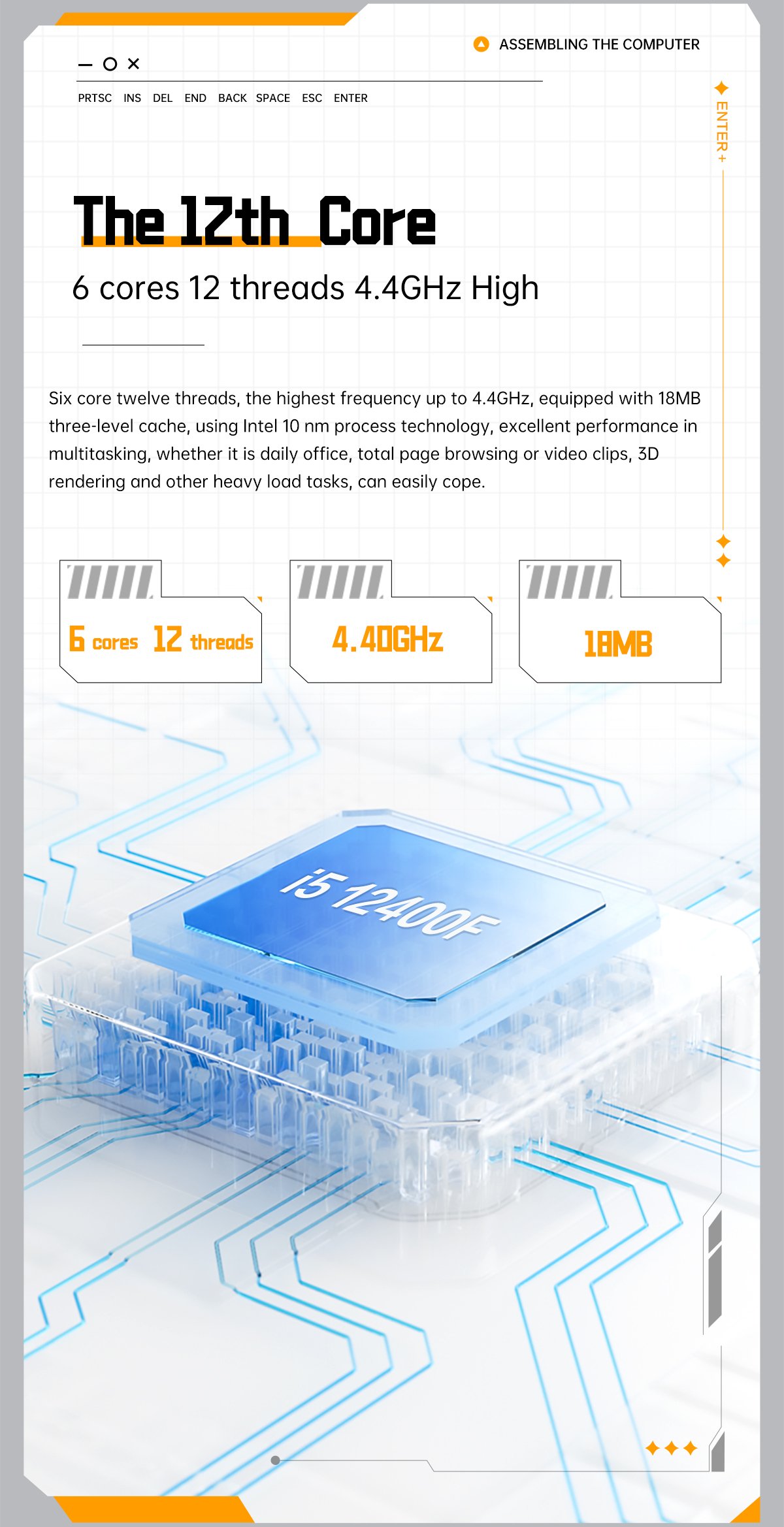 CPU i5 12400F
