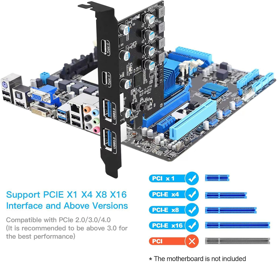 USB 3.0 PCI Express Expansion Card