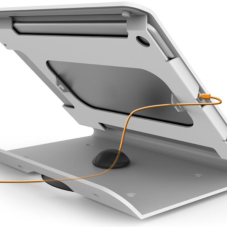 Business Desktop POS iPad Stand, Anti Theft Kiosk Countertop iPad Stand Holder