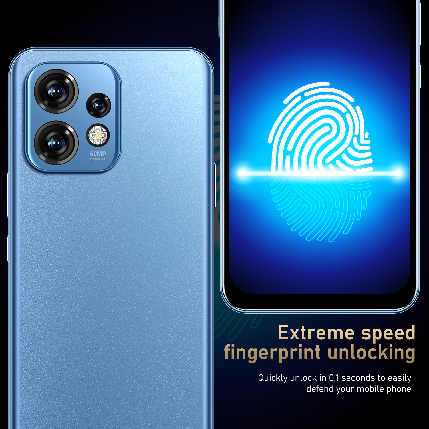 G40 Android Smartphone Fingerprint Unlock