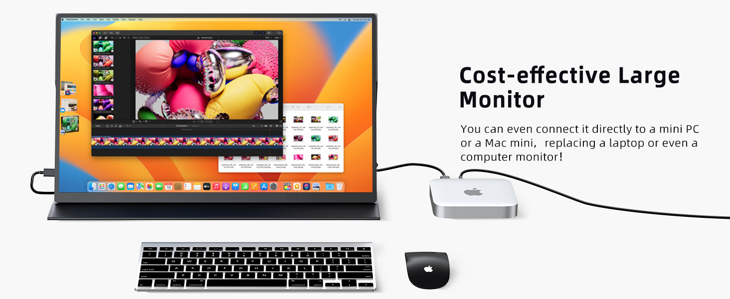 Lightweight Monitor 1080P monitor Travel Monitor HD small 1080P monitor