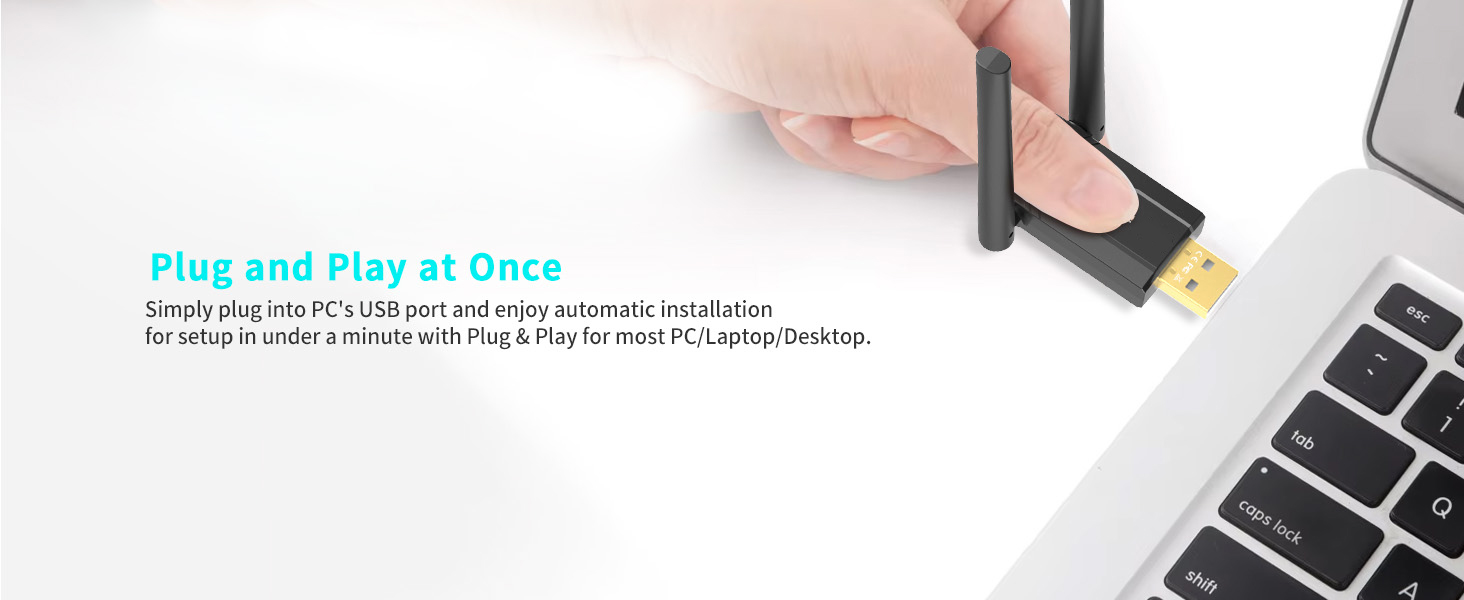 BT11 Features Enhanced 5dBi High-Gain Dual Antennas, Wider Coverage, More Stable