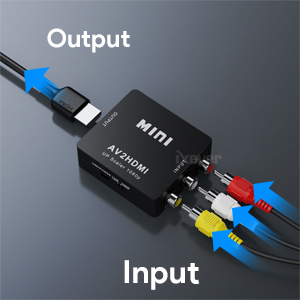 av to hdmi converter adapter