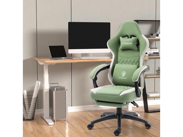 Ergonomic Gaming Chair - Breathable Fabric with Gel Pad, Pocket Spring Cushion &