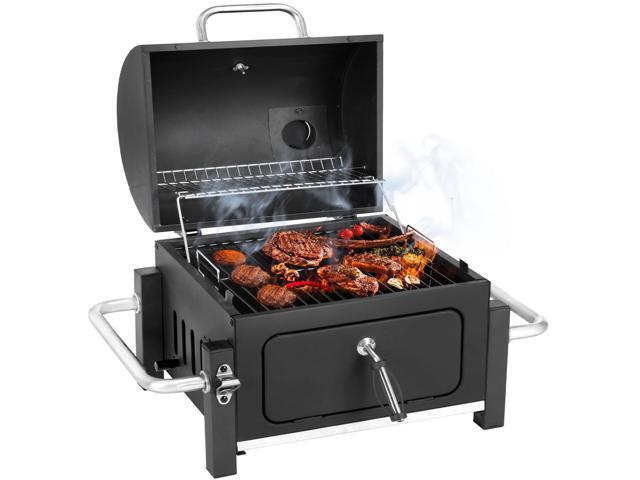 Portable Charcoal Grill with 314 Square Inch Cooking Area,Compact Tabletop Charc