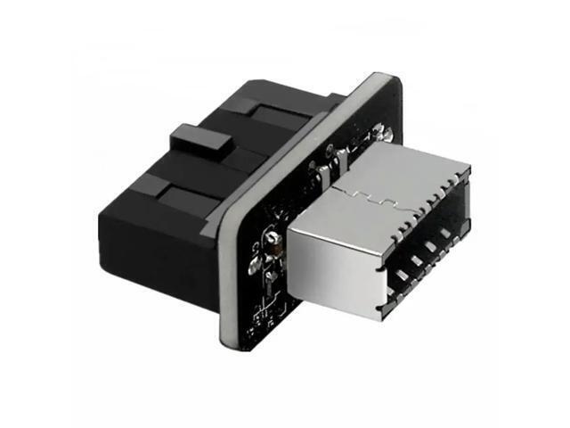 FOR USB 3.0 (3.1 Gen 2) 19 Pin Header to USB 3.1 Type-E to 20 Pin A-Key Adapter