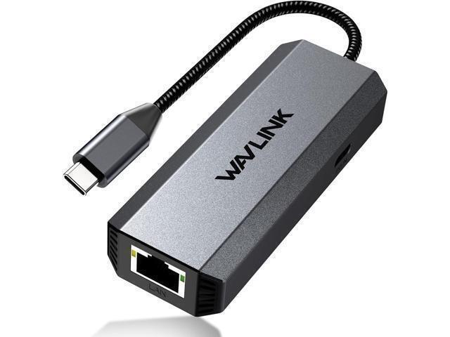 USB C to Ethernet Adapter 2.5 Gbps USB to 2.5G Ethernet Adapter with 95W Power f