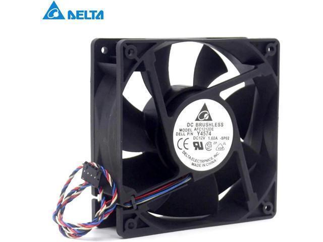 Delta AFC1212DE 12038 12cm 120mm DC 12V 1.6A pwm ball fan thermostat inverter se