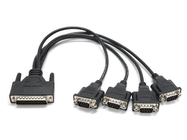 Sunix 4056P Serial card one-to-four lines breakout cable 4-Port Serial RS-232 Ad