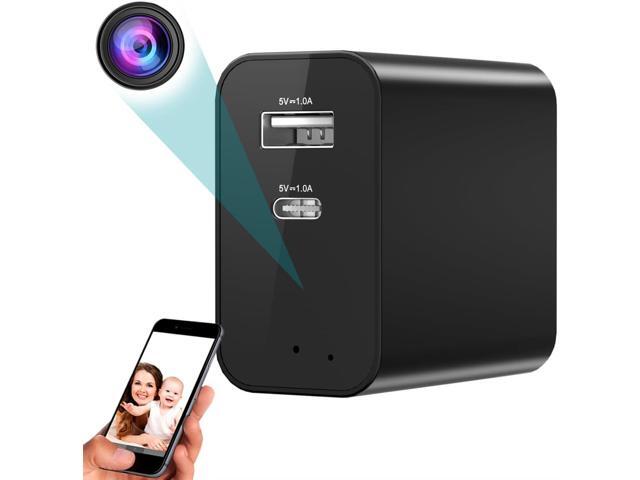 Cámaras inalámbricas 4K Mini pequeña cámara de salida de pared de seguridad WiFi