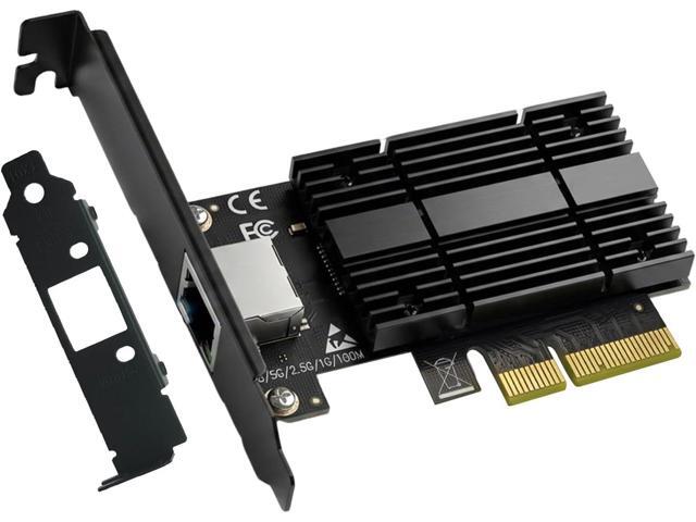 10Gb PCIe Network Card with AQC113 Chip, 10000M/5000M/2500M Network Adapter NIC,