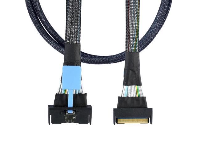 PCI-E 5.0 Mini Cool Edge IO MCIO STR SFF-8654 PCI-E Slimline SAS 8i 74Pin Male t