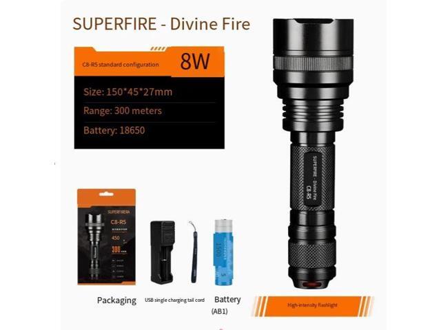 waterproof outdoor LED rechargeable security patrol portable self-defense multi-