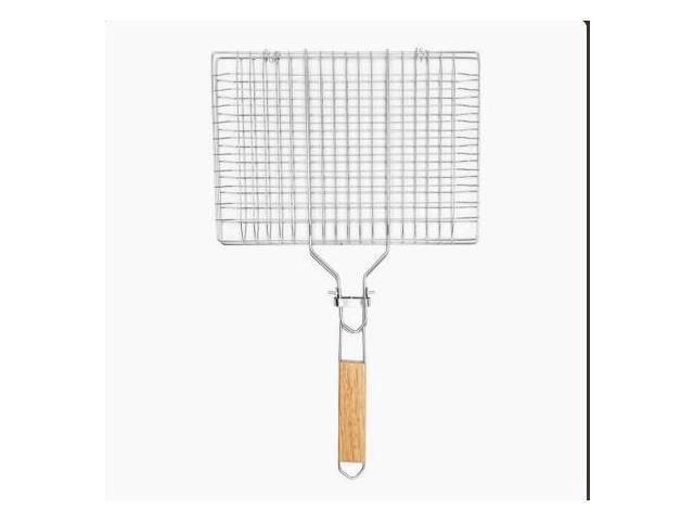 BBQ stainless steel barbecue tongs, outdoor foldable handle grilling net tongs,