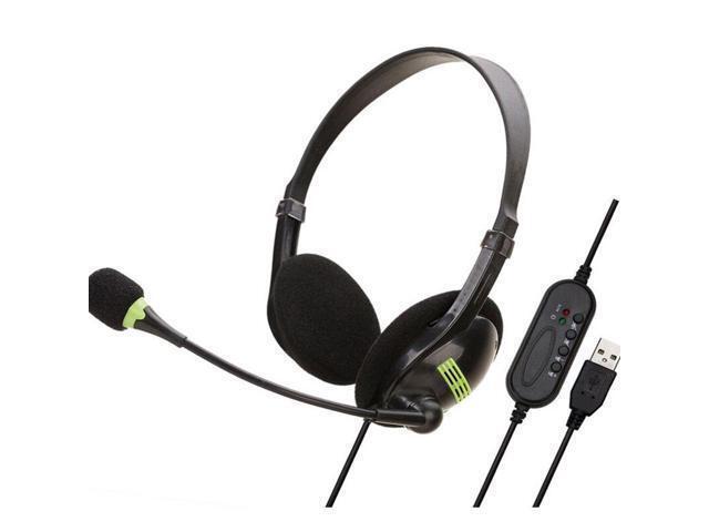 Wired Headphones Stereo Bass Noise Reduction 30MM Dynamic Earphone USB/ 3.5MMAdj