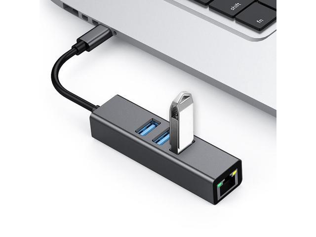 High-quality 4-port USB hub with USB 3.0, aluminum mini USB hub, docking station
