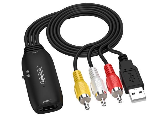 HDTV to AV High-Definition Converter, HDTV2AV Connection Adapter, Projector, Com