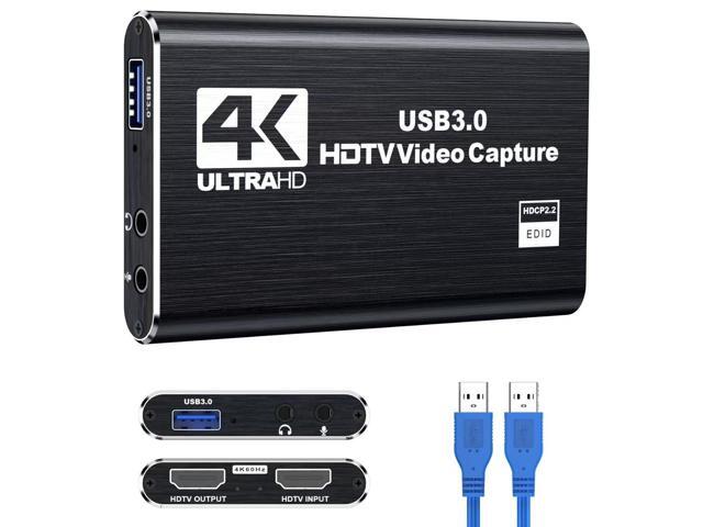 4K Audio Video Capture Card Full HD 1080P USB 3.0 HDTV Video Capture Device for