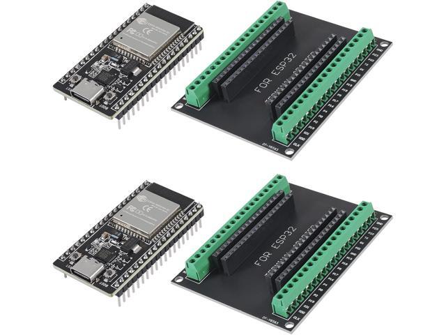2Sets USB C 38 Pin ESP32 ESP-32D ESP-WROOM-32 CP2012 WiFi+Bluetooth Dual Core Ty