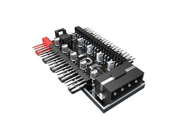 Motherboard 4-pin connector divided into 10 PWM hubs FAN HUB case fan hub comput