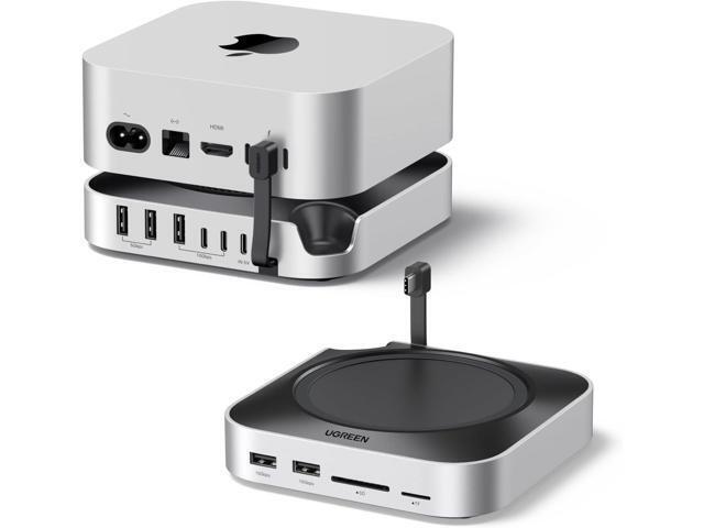 UGREEN Dock & Stand for Mac mini M4/ M4 Pro with NVMe SSD Enclosure, 3 USB A 10G