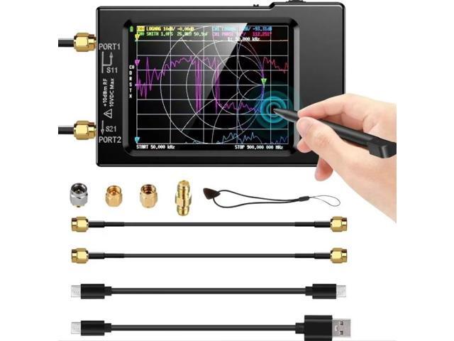 NanoVNA-H, a 2.8-inch vector network analyzer, supports antenna network analysis