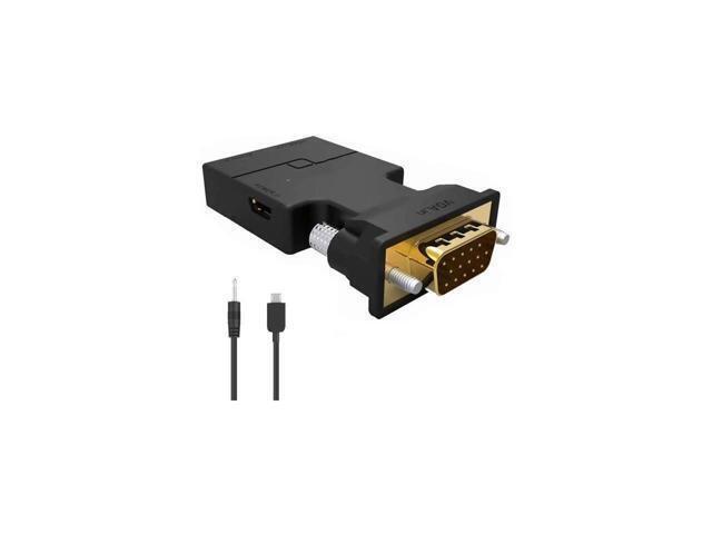 VGA to HDMI Adapter Converter with Audio,(PC VGA Source Output to TV/Monitor wit