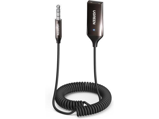 UGREEN Aux to Bluetooth 5.4 Adapter 3.5mm Bluetooth Receiver for Car USB 2.0 to