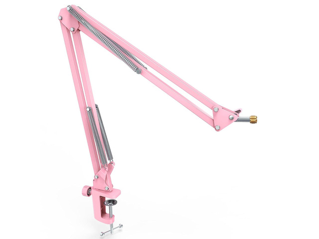 VoltSync Boom Arm Mic Stand, Microphone Arm with Desk Mount for Podcast Streamin