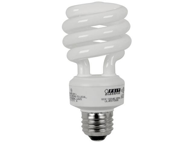 Feit Electric ESL18TM/CW/4 4 Count 18 Watt Bright White Mini Twist Light Bulbs