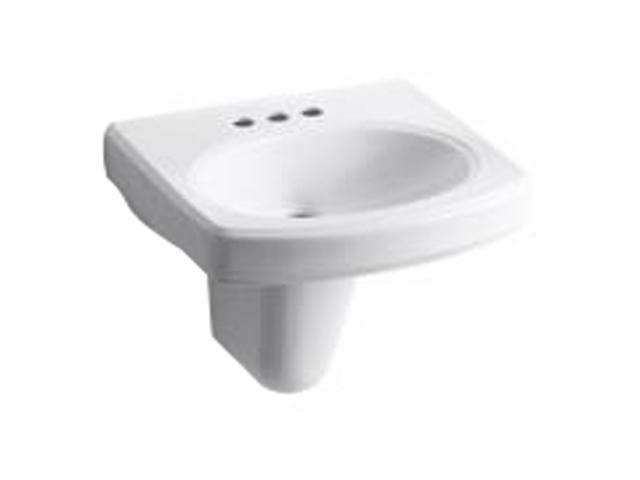 Kohler K-2035-4-0 Pinoir Wall-mount Lavatory with 4" Centers