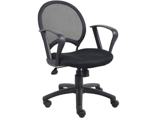 Boss B6217 Mesh Chair with Loop Arms