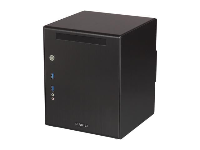 LIAN LI PC-Q03B Black Aluminum Mini-ITX Tower Computer Case