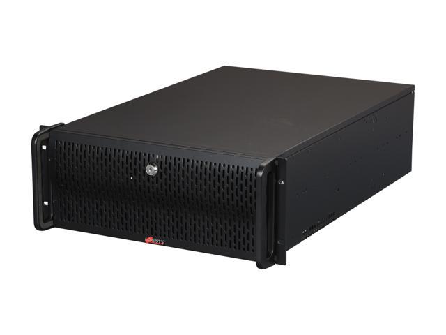 Logisys CS4803BK Black High strength steel (1.0mm~1.2mm) 4U Rackmount Server Case