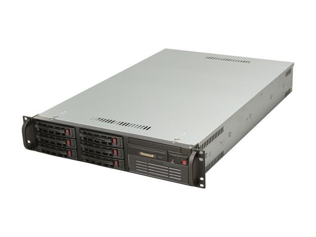 SUPERMICRO CSE-822T-400LPB Black 2U Rackmount Server Case