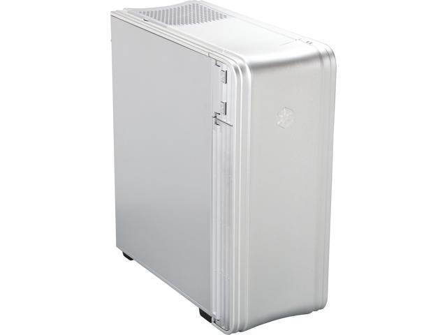 SilverStone FT04S-W Silver Extended ATX Aluminum Full Tower Case with Window Side Panel