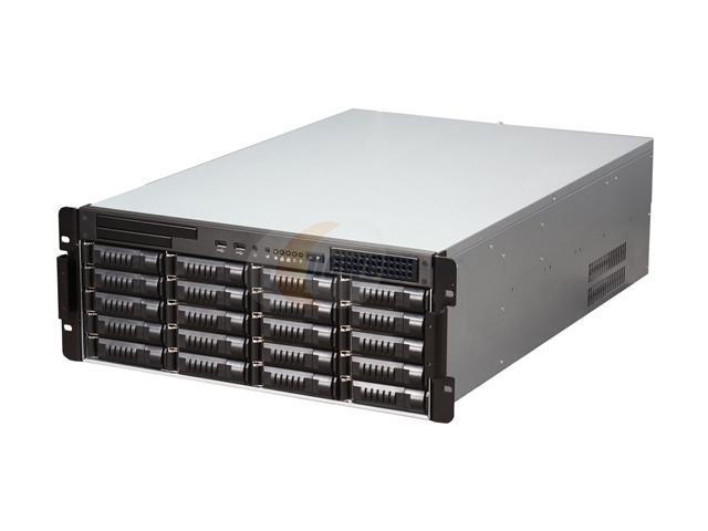 iStarUSA E4M20-55R8P Black 4U Rackmount Server Chassis