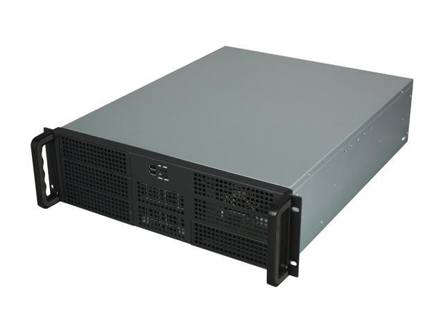 Athena Power RM-3U3F55B70 Black 3U Rackmount Server Case