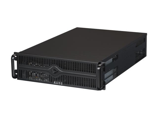Athena Power RM-3U364BR808 Black 1.2mm SECC Japanese Steel 3U Rackmount Server Case