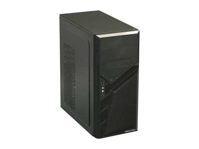 Diablotek RPA-0170 Black SGCC Steel ATX Mid Tower Computer Case 400W Power Supply