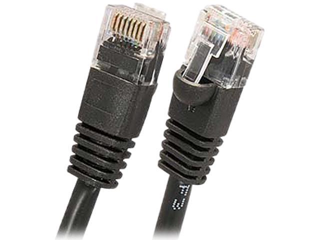 AMC CC6-B10BK 10 ft. Cat 6 Black Ethernet Network UTP Booted Cable
