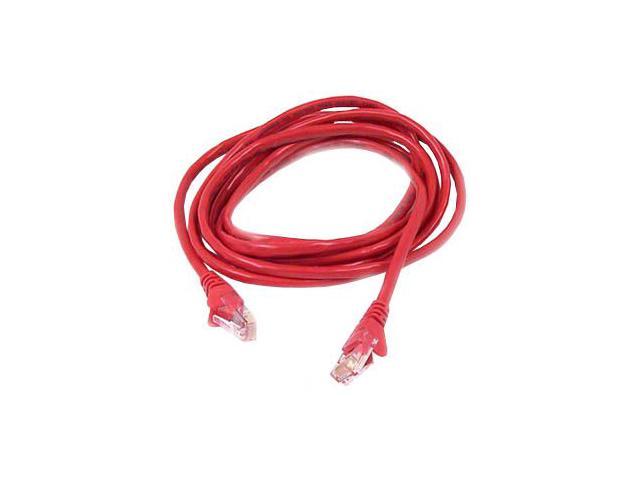 Belkin A3L791-12-RED-S 12 ft. Cat 5E Red RJ45M/RJ45M Snagless  Patch Cable