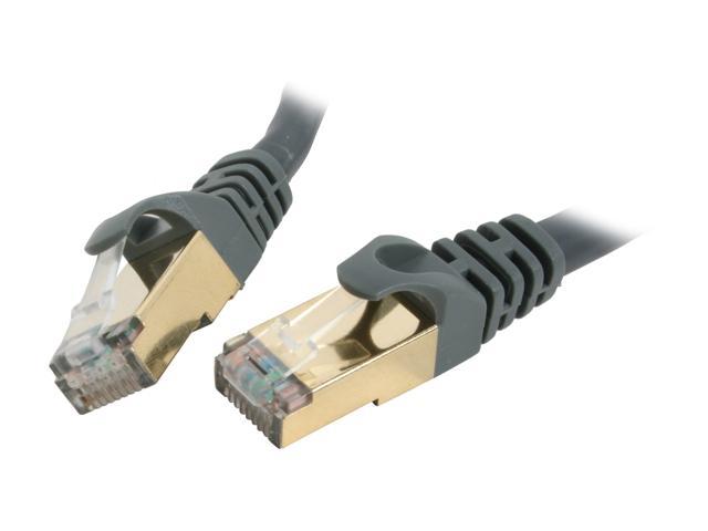Rosewill RCW-1-CAT7-GE 1 ft. Cat 7 Grey Shielded Twisted Pair (S/STP) Networking Cable