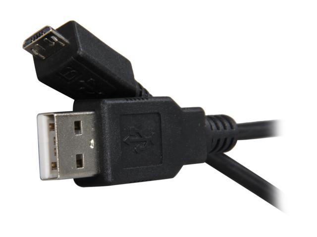 Rosewill RCAB-11016 - 1.5-Foot USB 2.0 A Male to Micro B (5-Pin) Male Cable - Black
