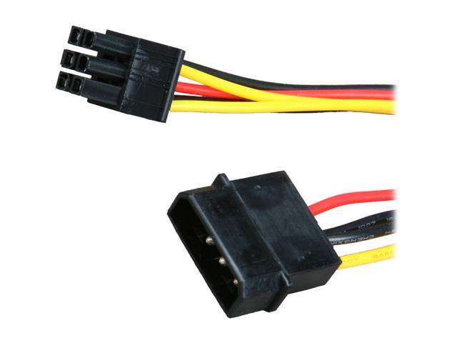 OKGEAR FC46-8 8 in. MOLEX 4 pin to PCI-E 6 pin cable
