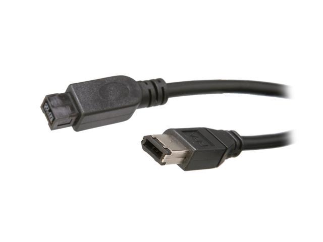 PPA 7222D 6 ft. 9-pin Male to 6-pin Male 1394B FireWire 800 Cable Male to Male