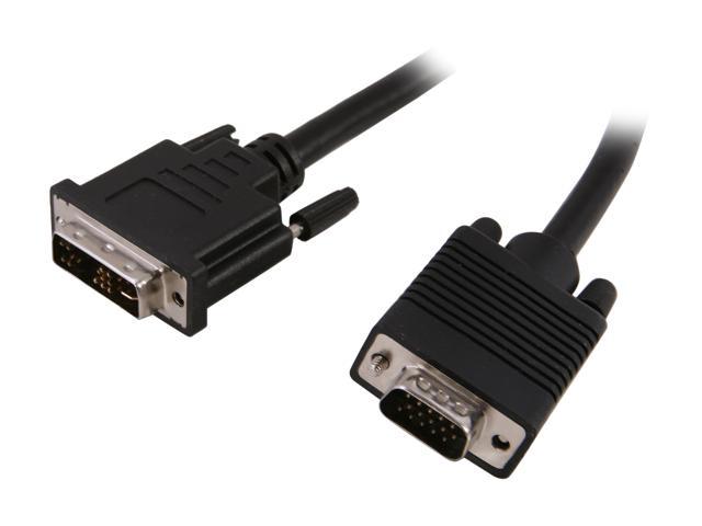 BYTECC DVIGA-10 DVI-A Male to HD15 VGA Male Analog Video Cable