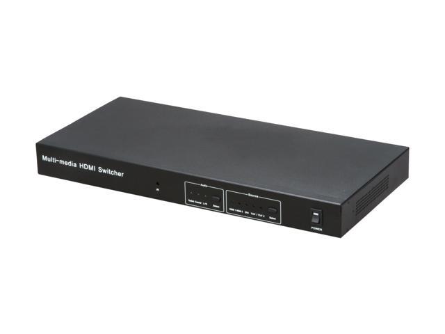 BYTECC HMSW501C 5 x HDMI® to YPbPr + R/L Audio Converter / Switcher