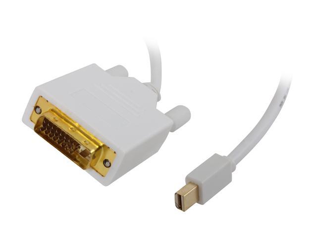 BYTECC Model MDPDVI-06 Mini Display Port to DVI Cable Male to Male