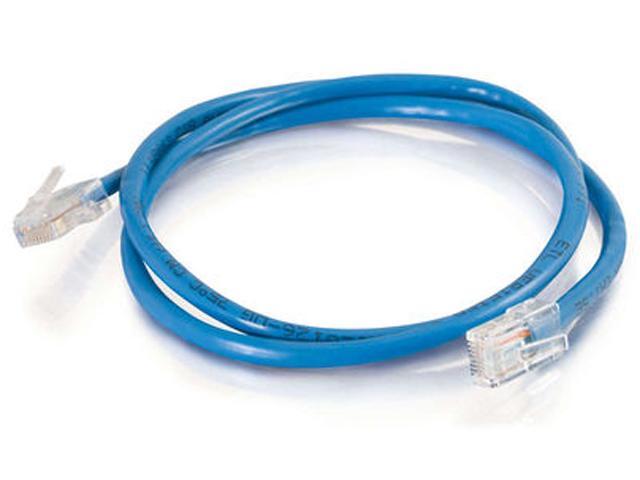 C2G 24491 3 ft. Cat 5E (Crossover) Blue 350 MHz Patch Cable